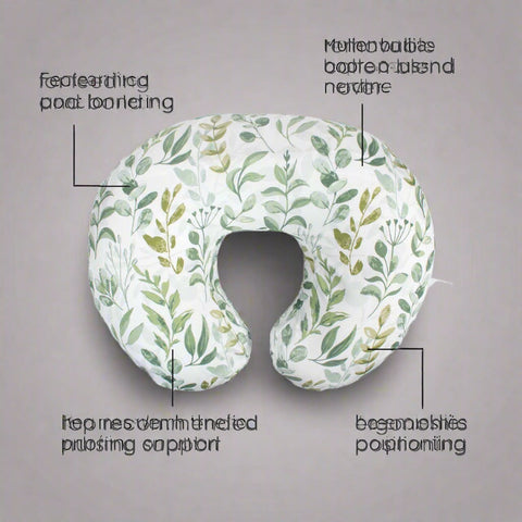 Boppy Original Nursing Support - with Gray Dinosaurs | Sold by Uncle Wiener's Wholesale