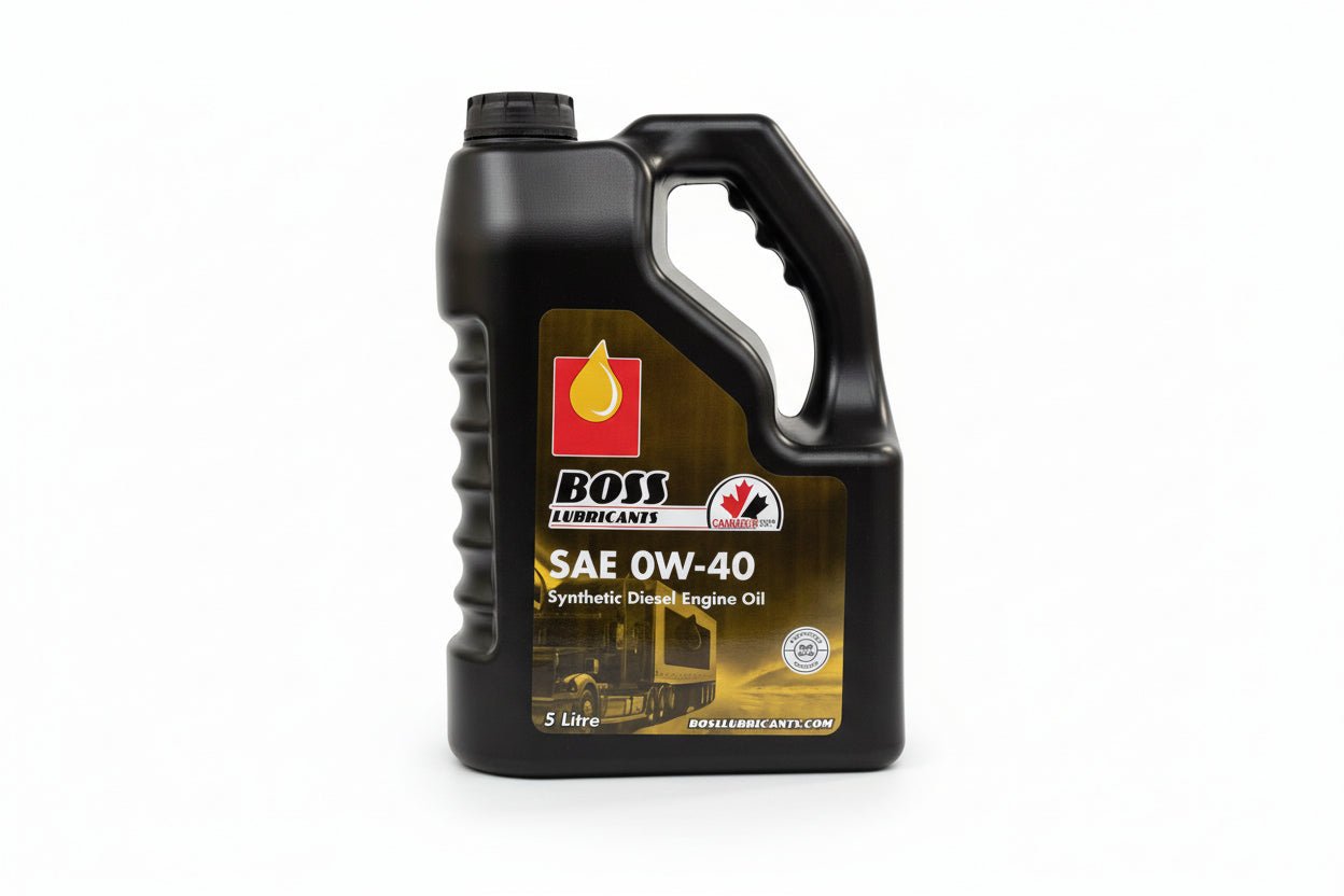 BOSS Lubricants CK - 4 Heavy Duty Diesel Engine Oil Full Synthetic 0W - 40 · 5W - 40 & Extreme 10W - 30 · 15W - 40 Low Ash EGR DPF SCR On/Off Highway - with 0W40 SYNTHETIC DIESEL CK - 4 5L | Sold by Uncle Wiener's Wholesale