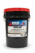 BOSS Lubricants Premium Anti - Wear Hydraulic Oil – ISO 32 Standard · HVI 46 High VI · Arctic Low Pour Extreme Cold – 20L Pail - with HVI 46 Hydraulic Oil 20L | Sold by Uncle Wiener's Wholesale