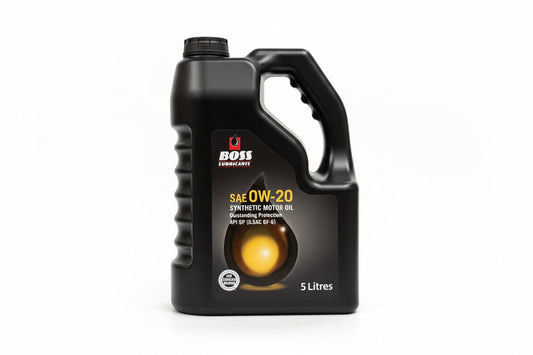 BOSS Lubricants Synthetic Motor Oil – 0W - 20 Full Synthetic | 5W - 30 Full Synthetic | 5W - 30 Synthetic Blend, API SP / ILSAC GF - 7 - with 0W - 20 Full Synthetic 5L | Sold by Uncle Wiener's Wholesale
