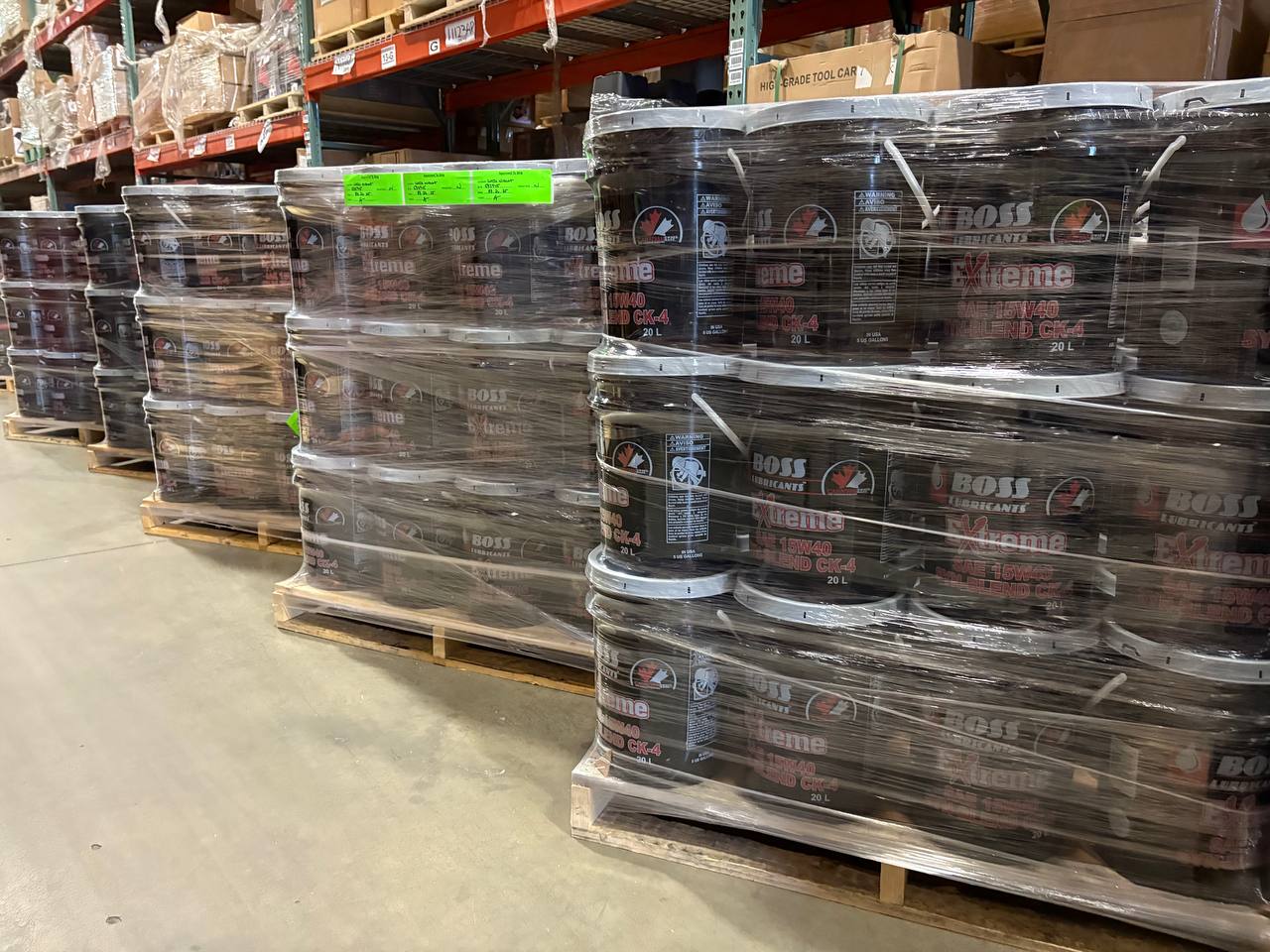 Boss Lubricants Xtreme 15W40 Synthetic Blend Diesel Engine Oil – CK - 4, Heavy Duty, 20L Pail - with | Sold by Uncle Wiener's Wholesale