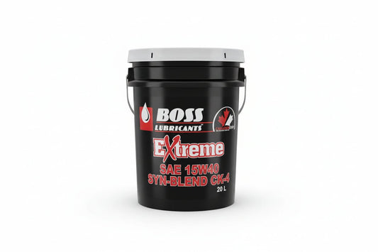 Boss Lubricants Xtreme 15W40 Synthetic Blend Diesel Engine Oil – CK - 4, Heavy Duty, 20L Pail - with | Sold by Uncle Wiener's Wholesale