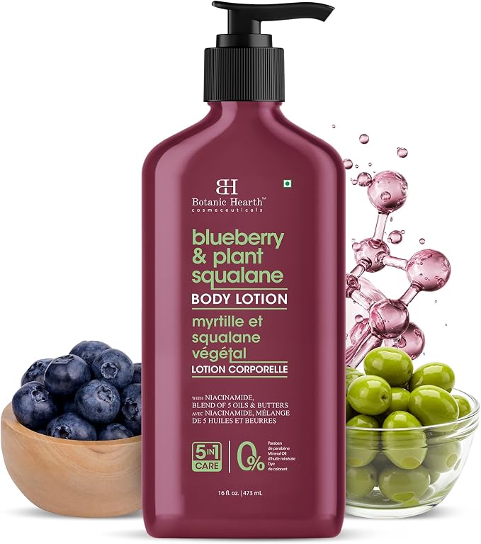 Botanic Hearth Assorted Body Lotion 473mL – Moisturizing Body Cream with Hyaluronic Acid, Vitamin E, Oils & Butters - Home products with Botanic Hearth Blueberry & Plant Squalene | Sold by Uncle Wiener's Wholesale