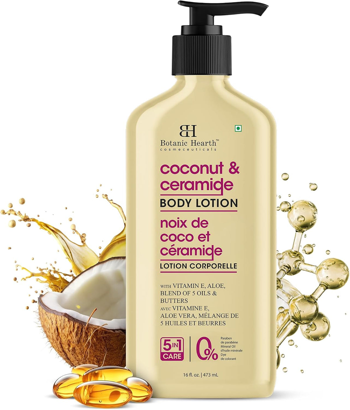 Botanic Hearth Assorted Body Lotion 473mL – Moisturizing Body Cream with Hyaluronic Acid, Vitamin E, Oils & Butters - Home products with Coconut & Ceramide | Sold by Uncle Wiener's Wholesale