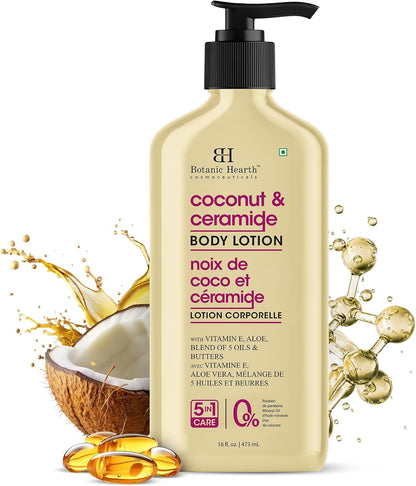 Botanic Hearth Assorted Body Lotion 473mL – Moisturizing Body Cream with Hyaluronic Acid, Vitamin E, Oils & Butters - Home products with Coconut & Ceramide | Sold by Uncle Wiener's Wholesale