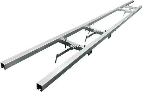 BozeMa 9 ft Lumber Mill EZ - Rails & Connector Kit – Chainsaw Mill Guide System 9FLMR - with | Sold by Uncle Wiener's Wholesale