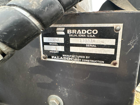 Bradco 8809X Backhoe Attachment | Lightly Used Surplus | Paladin Construction Group | Model 8809X - with | Sold by Uncle Wiener's Wholesale