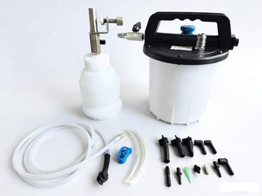 Brake Bleeder Vacuum Pump Kit 3L with Adapters and Refill Bottle 3P1R - with | Sold by Uncle Wiener's Wholesale