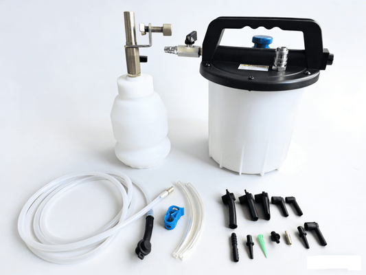 Brake Bleeder Vacuum Pump Kit 3L with Adapters and Refill Bottle 3P1R - with | Sold by Uncle Wiener's Wholesale