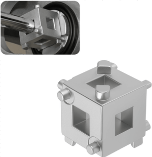 Brake Caliper Compression Cube Tool 3/8 Drive 6 Sided Piston Tool CB038