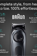 Braun All - in - One Style Kit Series 5 5471, 100% Waterproof 8 - in - 1 Beard & Body Trimmer for Manscaping, 80 - minute Battery Cordless Runtime - with | Sold by Uncle Wiener's Wholesale