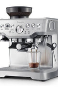 Breville Stainless Steel Barista Express Espresso Machine Light Silver BES870XL: 15 Bars Pressure, Milk Frother, Grinder - with <B>Dimensions (Overall):</B> 15.9 Inches (H) x 12.5 Inches (W) x 13.8 Inches (D) | Sold by Uncle Wiener's Wholesale