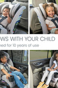 Britax One4Life Slim All - in - One Car Seat, 10 Years of Use, 44.5 cm SpaceSaver Design, Converts from Rear - Facing Infant Car Seat to Forward - Facing Booster Seat, ClickTight Installation, Parchment - with | Sold by Uncle Wiener's Wholesale