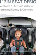 Britax Poplar Convertible Car Seat, 2 - in - 1 Design with ClickTight® Technology, Stone Onyx - with | Sold by Uncle Wiener's Wholesale