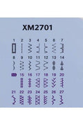 Brother XM2701 27 - Stitch Sewing Machine - with <B>Dimensions (Overall):</B> 12.1 inches (H) x 15.3 inches (W) x 5.9 inches (D) | Sold by Uncle Wiener's Wholesale