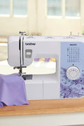 Brother XM2701 Lightweight, Full - Featured Sewing Machine with 27 Stitches, 1 - Step Auto - Size Buttonholer, 6 Sewing Feet, and Instructional DVD - with | Sold by Uncle Wiener's Wholesale