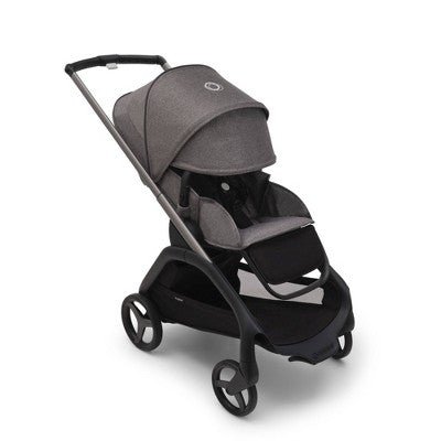 Bugaboo Dragonfly Easy Fold Full Size Stroller - Gray Melange - with <B>Dimensions (Overall):</B> 40.94 Inches (H) x 20.47 Inches (W) x 41.73 Inches (D) | Sold by Uncle Wiener's Wholesale