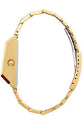 Bulova Computron Mens Digital Gold Tone Stainless Steel Bracelet Watch 97c110 - with 4.8 (inch) L, 4.1 (inch) W, 3.5 (inch) H | Sold by Uncle Wiener's Wholesale