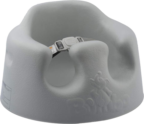 Bumbo Baby Floor Seat, Portable Infant Sit Up Activity and Eating Chair Baby Infant Soft Foam Comfortable Floor Seat with 3 Point Adjustable Harness, Cool Grey - with | Sold by Uncle Wiener's Wholesale