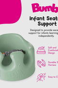 Bumbo Baby Infant Soft Foam Comfortable Support Wide Floor Seat with 3 Point Adjustable Harness for Ages 3 to 12 Months, Hemlock. USED - with | Sold by Uncle Wiener's Wholesale