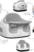 Bumbo Multi Seat - Slate Grey - with | Sold by Uncle Wiener's Wholesale