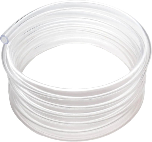 Clear PVC Tubing 20ft 1/2in / 3/8in / 1/4in ID Multi-Purpose Hose PVCT
