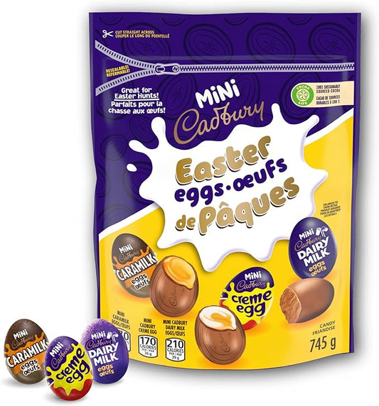 Cadbury Mini Assorted Chocolate Eggs 745g Individually Wrapped Easter Candy - with | Sold by Uncle Wiener's Wholesale