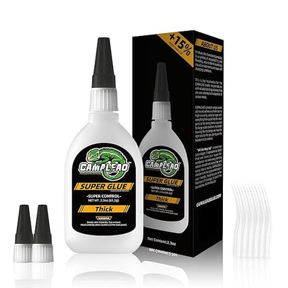 CAMALEAO Thin Super CA Glue and Gel 1 oz Cyanoacrylate Instant Adhesive - with Thick | Sold by Uncle Wiener's Wholesale