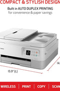 Canon PIXMA TR7020a All - in - One Wireless Color Inkjet Printer, with Duplex Printing, Mobile Printing, and Auto Document Feeder, White - with | Sold by Uncle Wiener's Wholesale
