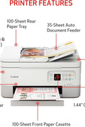Canon PIXMA TR7020a All - in - One Wireless Color Inkjet Printer, with Duplex Printing, Mobile Printing, and Auto Document Feeder, White - with | Sold by Uncle Wiener's Wholesale
