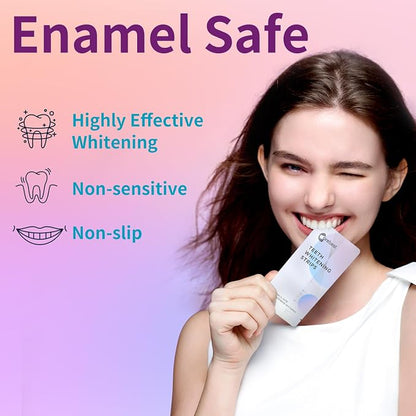 Carebest Teeth Whitening Strips for Sensitive Teeth – Enamel Safe Non-Slip Whitening Strips, Coconut Formula, 18 Treatments - Home products with | Sold by Uncle Wiener's Wholesale