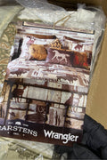 CARSTENS, INC. Western Aztec Country Bedding Set, Southwestern 3 - Piece Microfiber Quilt Set, Wrangler Western Vintage Cowboy, Full/Queen - with Wrangler Western Vintage Cowboy | Sold by Uncle Wiener's Wholesale