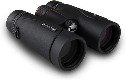 Celestron – TrailSeeker 10x42 Binoculars – Fully Multi - Coated Optics – Binoculars for Adults – Phase and Dielectric Coated BaK - 4 Prisms – Waterproof & Fogproof – Rubber Armored – 6.5 Feet Close Focus - with | Sold by Uncle Wiener's Wholesale