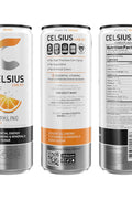 CELSIUS Sparkling Orange – Functional Essential Energy Drink (12 × 355 mL / 12 fl oz) - with | Sold by Uncle Wiener's Wholesale