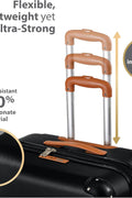 CHAMPS – ‘VINTAGE COLLECTION’ - 2 - PIECE HARDSIDE SPINNER LUGGAGE SET, BLACK - with | Sold by Uncle Wiener's Wholesale