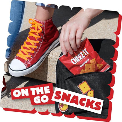 Cheez-It Original Baked Snack Crackers – 40 x 28 g Single-Serve Packs, 1.12 kg Box - Snack with | Sold by Uncle Wiener's Wholesale