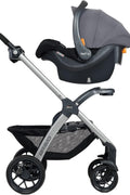 Chicco Bravo 3 - in - 1 Trio Travel System, Bravo Quick - Fold Stroller with KeyFit 30 Infant Car Seat and Base, Car Seat and Stroller Combo, Camden/Black & Grey - with | Sold by Uncle Wiener's Wholesale