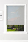 ChrisDowa Solar Screen Roller Shades, with 5% Openness Light Filtering, UV Protection, Water Proof Fabric. Solar Semi Sheer Roller Blinds for Office and Home. Easy to Install. Grey,25" W x 72" H - with | Sold by Uncle Wiener's Wholesale