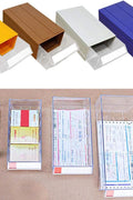 Blue clear connectable drawer storage bin with divider
Plastic hardware organizer with label slots and dividers
Stackable small parts drawer bin for screws and tools
Drawer organizer for workshop or craft room
Clear mini bin for resistors, office supplies, and fasteners