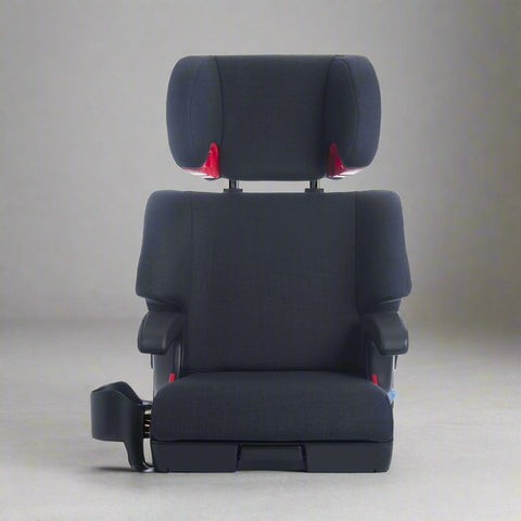 Clek Oobr High Back Booster Seat with Adjustable Headrest, Reclining Design, Latch System, and Retardant - Free Fabric, Mammoth - with | Sold by Uncle Wiener's Wholesale