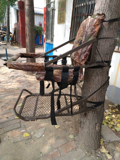 Closed - Front Climbing Deer Tree Stand – Mossy Oak Break - Up Infinity Camo, 300 lb Capacity - with | Sold by Uncle Wiener's Wholesale