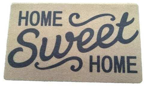 Coco Coir Heavy Duty Backing Doormat Collection – Non - Slip Entry Mats for Home - with Home Sweet Home | Sold by Uncle Wiener's Wholesale