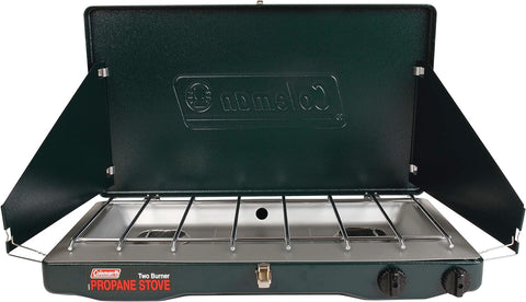 Coleman 765284 - SSI 2 Burner Classic Stove - Green, N/A - with Green | Sold by Uncle Wiener's Wholesale