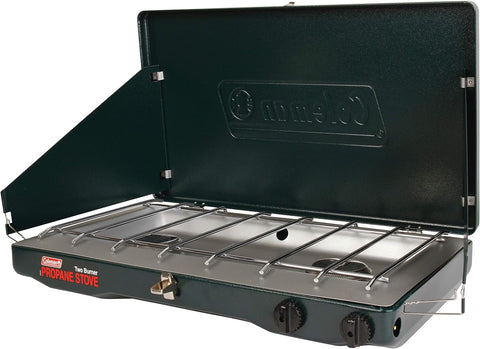 Coleman 765284 - SSI 2 Burner Classic Stove - Green, N/A - with Green | Sold by Uncle Wiener's Wholesale