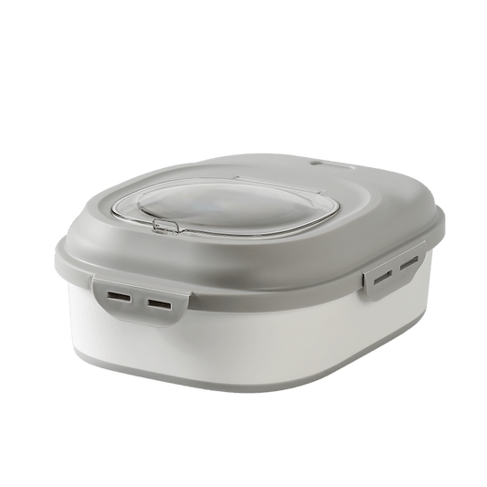 Collapsible Dog Food Storage Container with Lid – Portable Pet Food Bin for Travel & Home | S1338 - with | Sold by Uncle Wiener's Wholesale