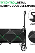 Collapsible Folding Wagon Cart – Heavy - Duty Foldable Utility Wagon AMOTC05 - with | Sold by Uncle Wiener's Wholesale
