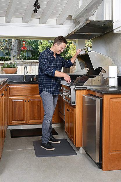 Comfort Mat Anti Fatigue 20" x 39" Black Kitchen Floor Mat AF2039 - with | Sold by Uncle Wiener's Wholesale