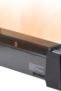 Comfort Zone CZ650B 750/1,500 - Watt Electric Baseboard Space Heater with Digital Thermostat, Dent - Proof End Panels, Overheat Protection System, Safety Tip - Over Switch, & Stay - Cool Body, Black - with | Sold by Uncle Wiener's Wholesale