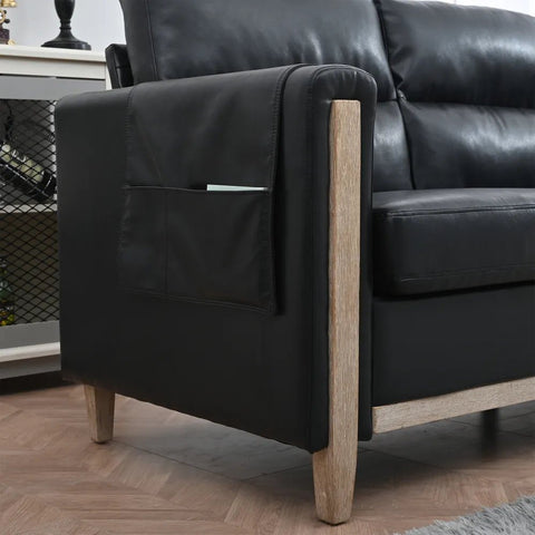 Comfortable 79.5″ Solid Wood Three - Seater Sofa – Model 9520A60MID9 - with | Sold by Uncle Wiener's Wholesale