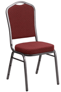Commercial Banquet Chair – Stackable Wedding, Church & Event Seating - with Red Dot | Sold by Uncle Wiener's Wholesale